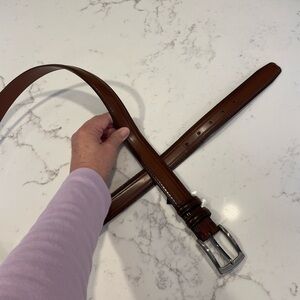 Classic Brown Leather Belt